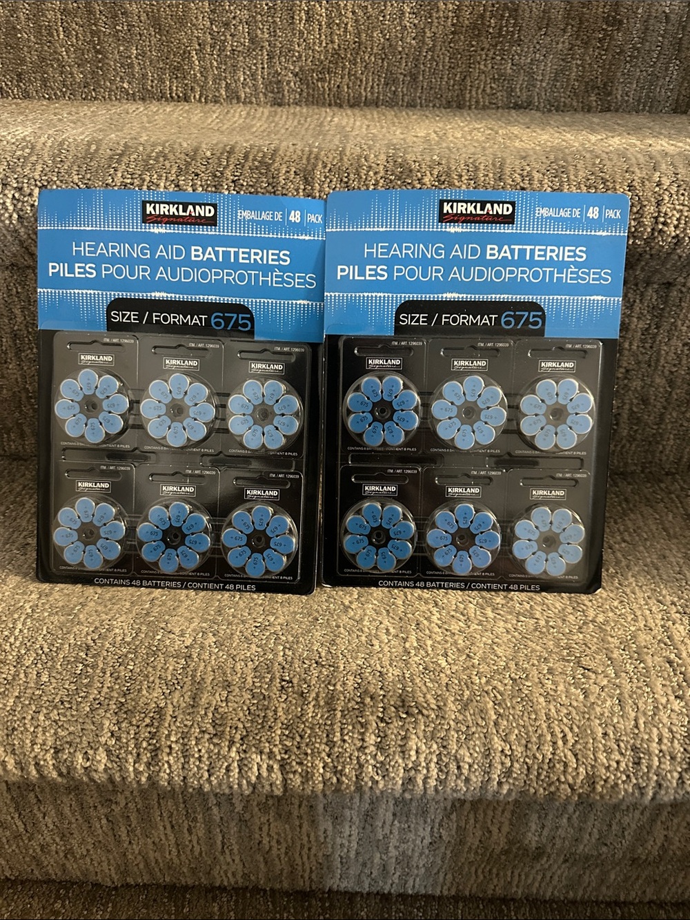 Kirkland Signature Hearing Aid Batteries - lot of 2